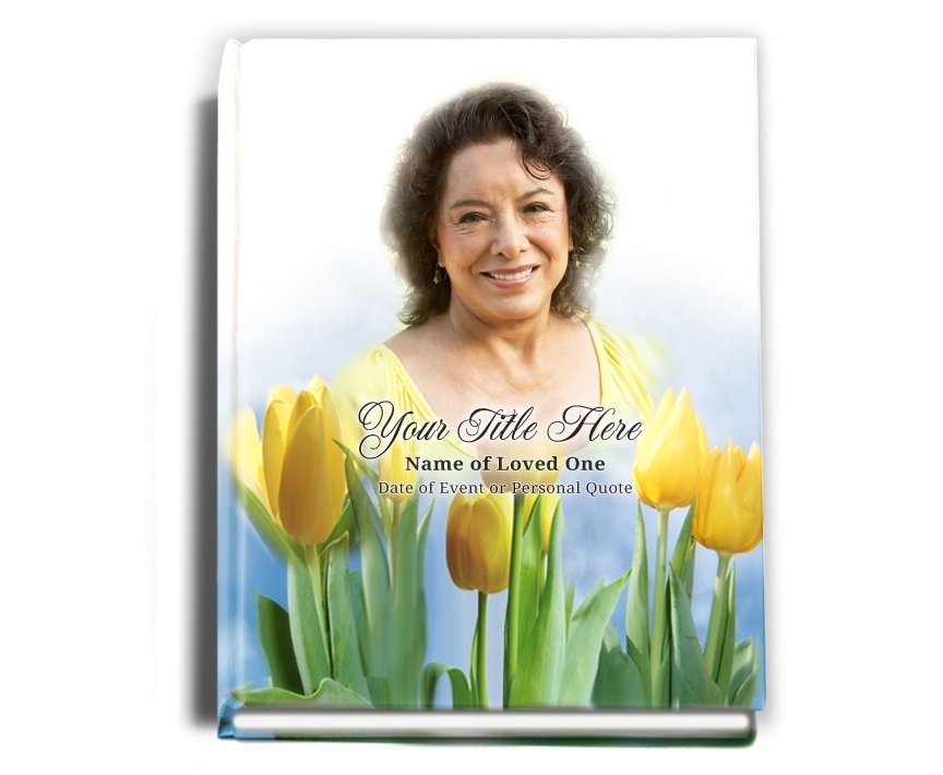 Inspire Perfect Bind Memorial Funeral Guest Book - Celebrate Prints