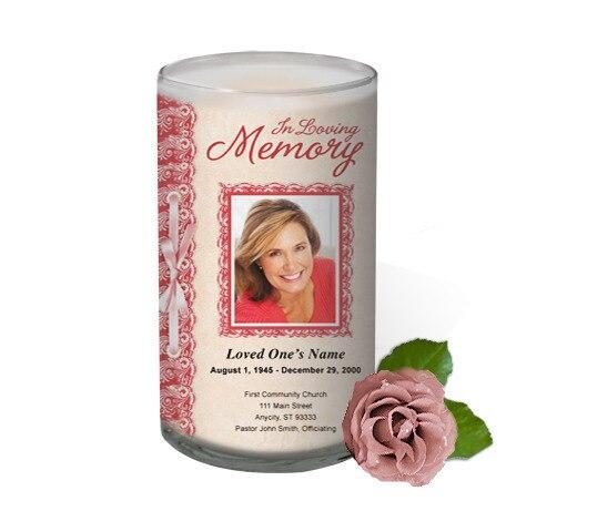 Jasper Personalized Glass Memorial Candle - Celebrate Prints