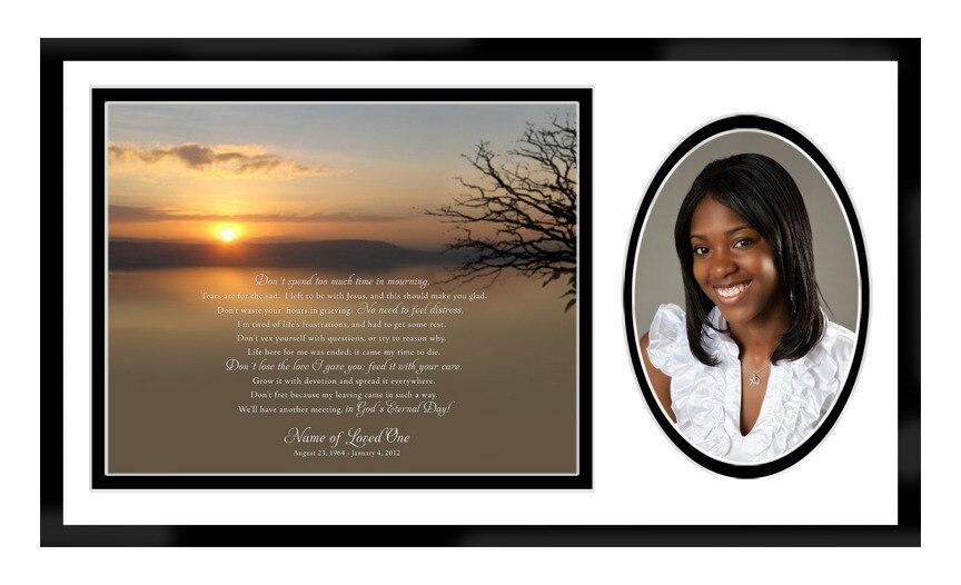 Kenya Memorial Frame Plaque Keepsake - Celebrate Prints