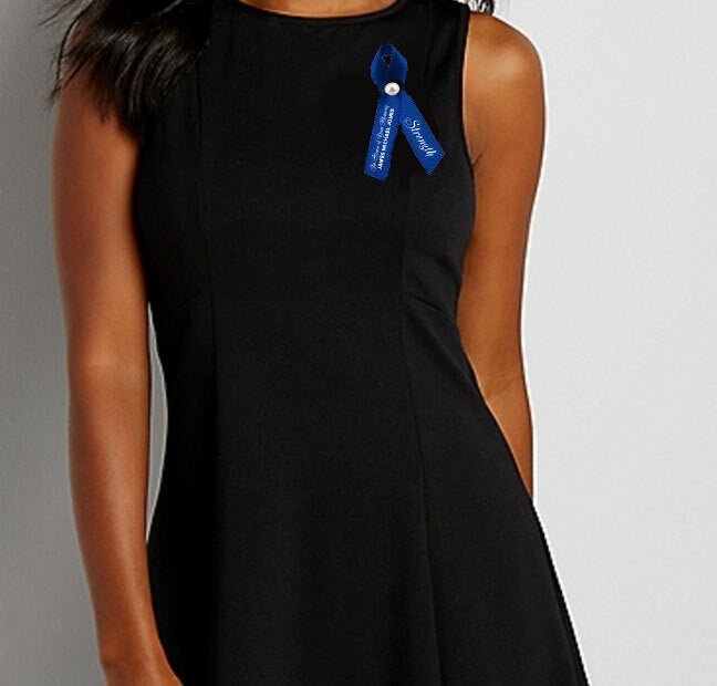Kidney Cancer Ribbon (Orange Color Ribbon) - Pack of 10 - Celebrate Prints