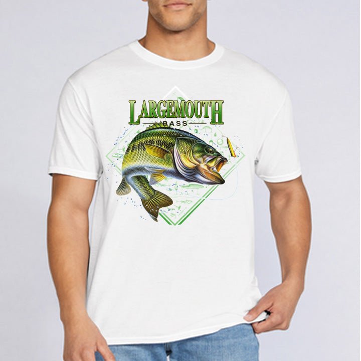 Largemouth Bass Fish Fishing Fisherman T-Shirt - Celebrate Prints