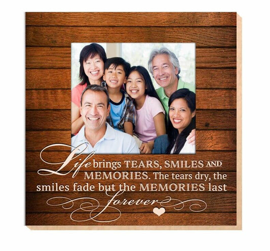 Life Brings Memorial Photo Printed On Wood - Celebrate Prints