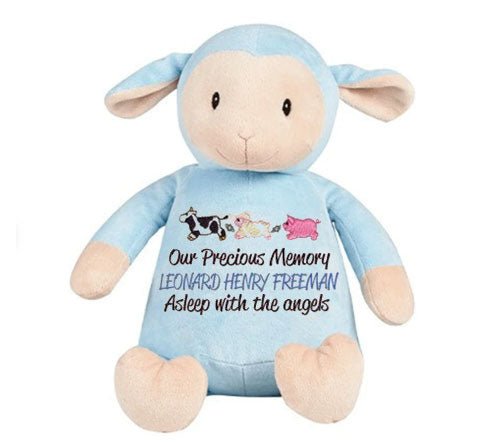 Lil Lamb Memorial Stuffed Animal Urn - Celebrate Prints