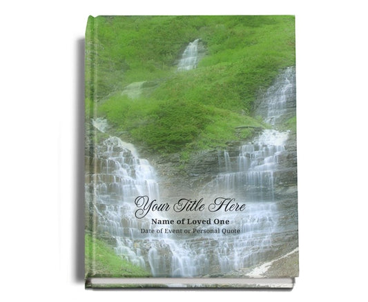 Majestic Perfect Bind Memorial Funeral Guest Book - Celebrate Prints