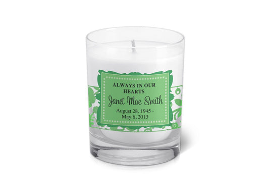 Mia Amore Personalized Votive Memorial Candle - Celebrate Prints