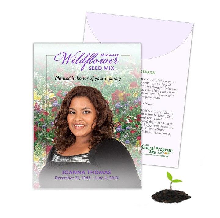 midwest wildflower seed Midwest Custom Wildflower Seed Packet (Pack of 10)