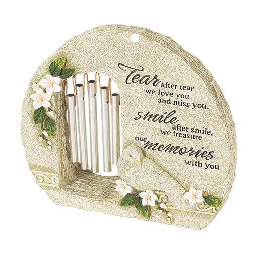 Miss You Stand Alone Memorial Garden Chime - Celebrate Prints