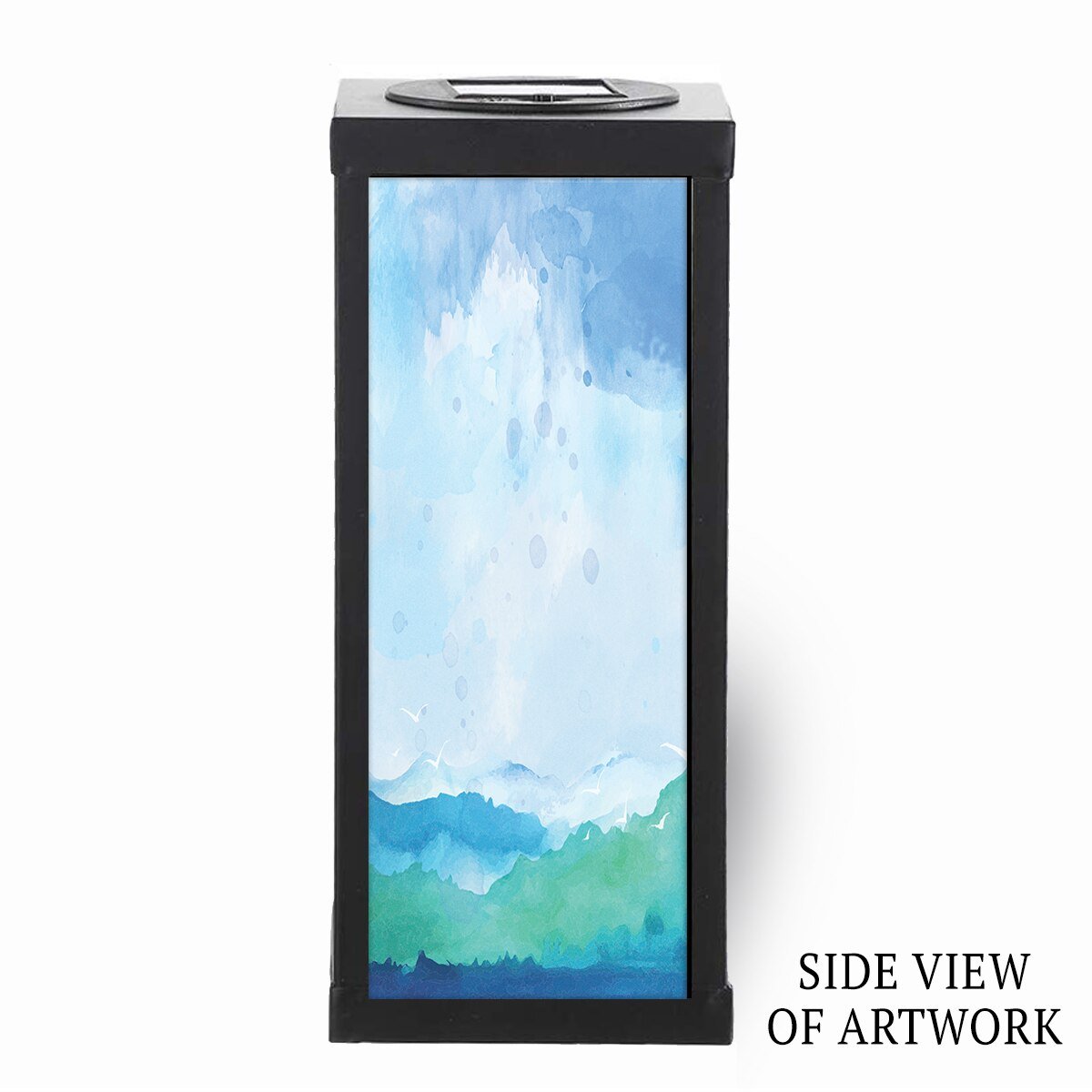 Mountains Solar Powered Photo Memorial Lantern - Celebrate Prints