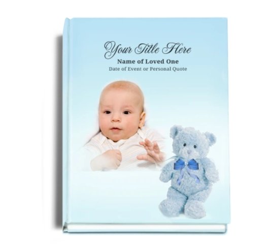 Nursery Perfect Bind Memorial Funeral Guest Book - Celebrate Prints