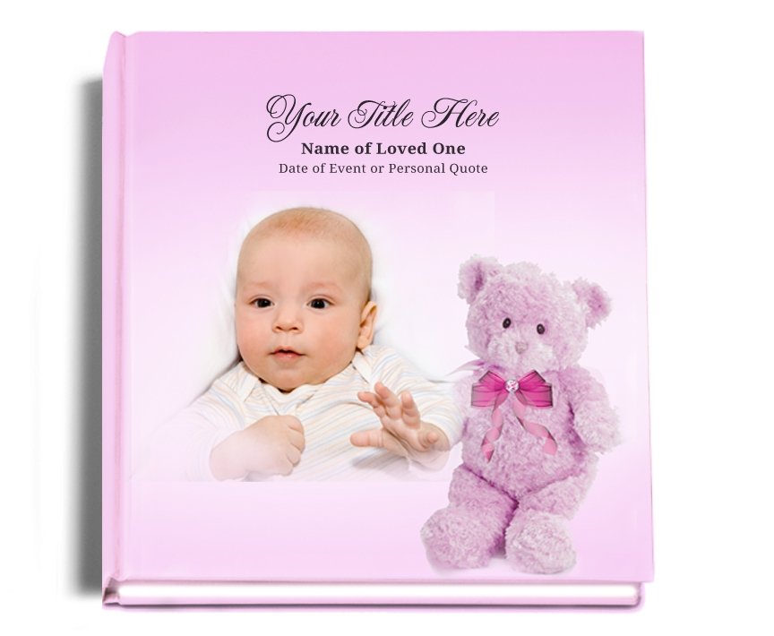 Nursery Perfect Bind Memorial Funeral Guest Book - Celebrate Prints