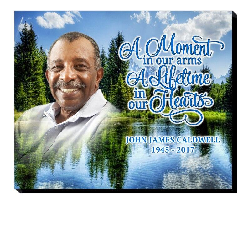 Outdoors 20x16 Memorial Plaque - Celebrate Prints