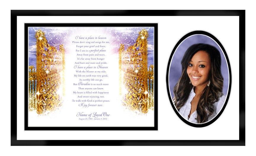 Pathway Memorial Frame Plaque Keepsake - Celebrate Prints