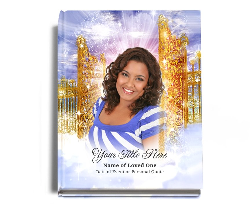 Pathway Perfect Bind Memorial Funeral Guest Book - Celebrate Prints