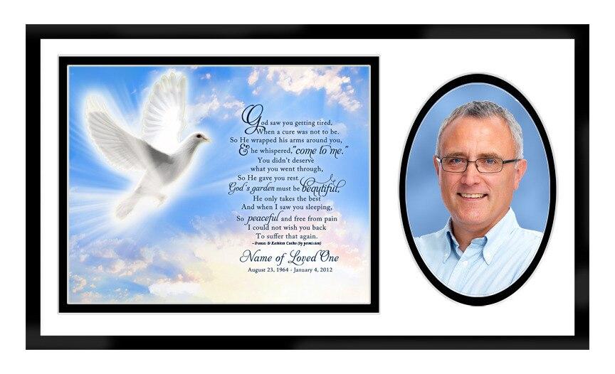 Peace Memorial Frame Plaque Keepsake - Celebrate Prints