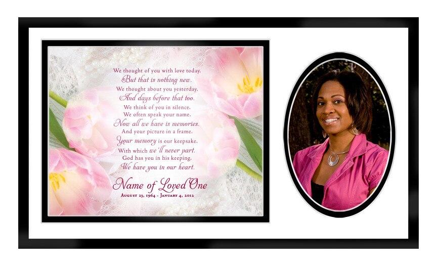 Pearls Memorial Frame Plaque Keepsake - Celebrate Prints