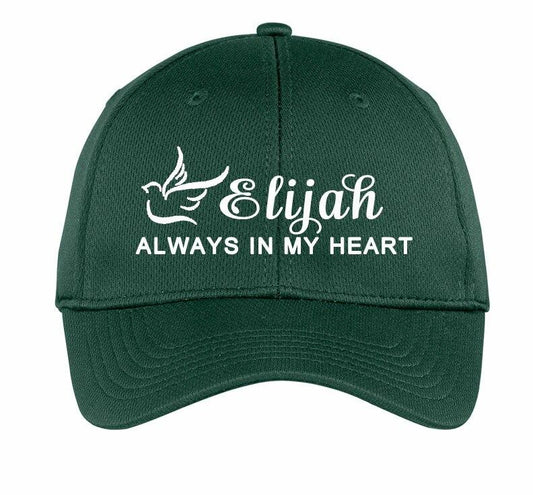 Personalized Always In My Heart Embroidered In Memory Baseball Cap - Celebrate Prints