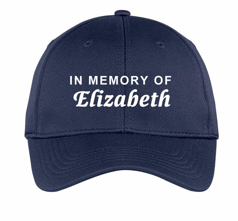 Personalized In Memory Of Baseball Cap - Celebrate Prints