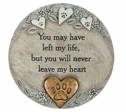 Personalized Left Me Memorial Garden Stepping Stone - Celebrate Prints