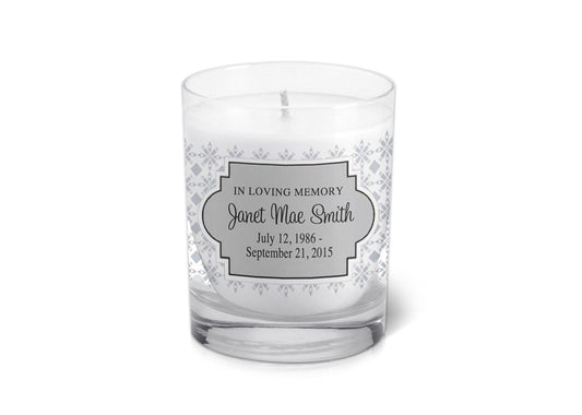Peyton Personalized Votive Memorial Candle - Celebrate Prints