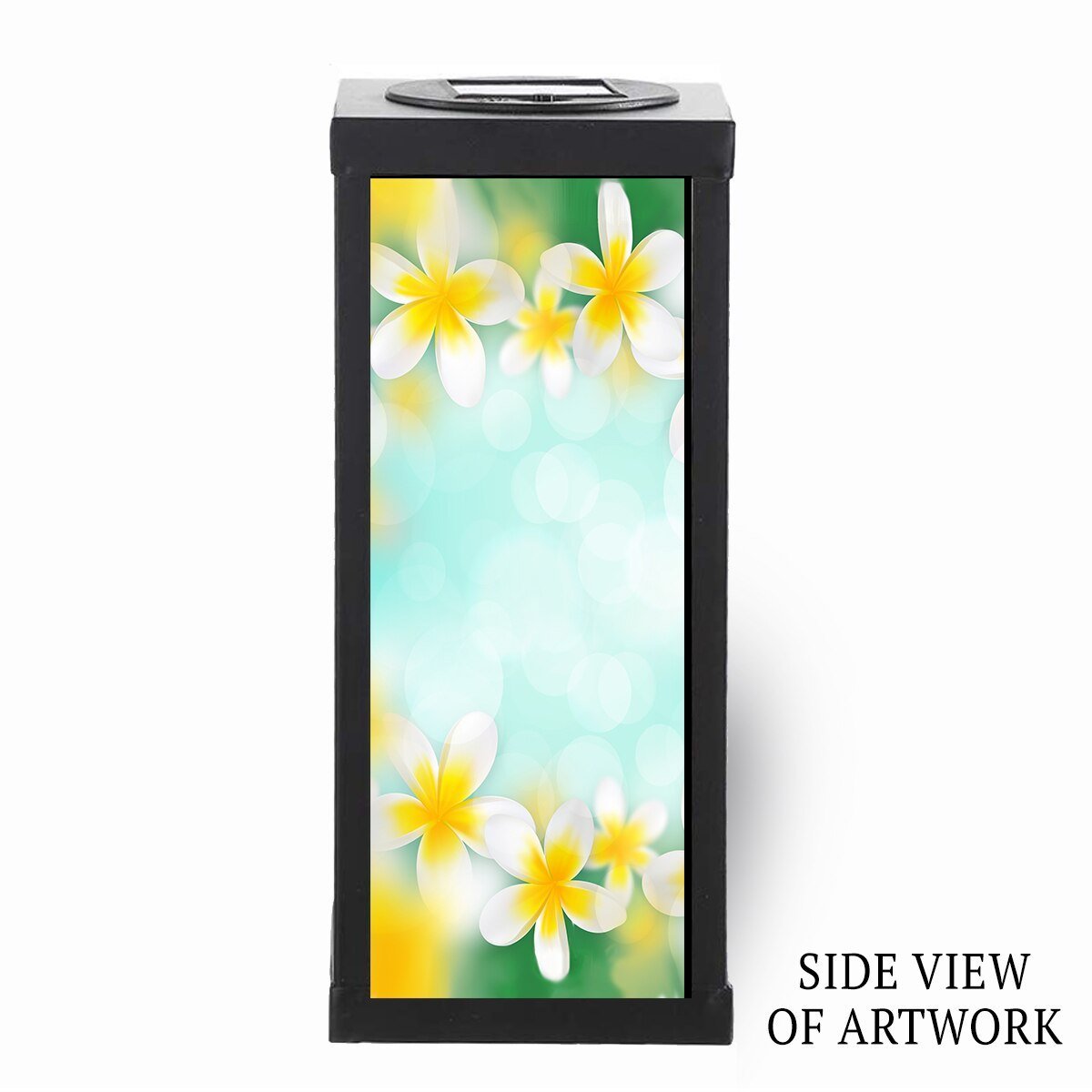 Plumeria Solar Powered Memorial Lantern - Celebrate Prints