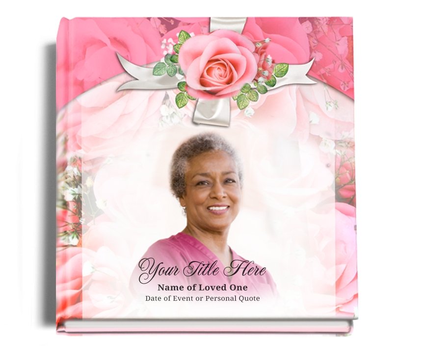 Precious Perfect Bind Memorial Funeral Guest Book - Celebrate Prints