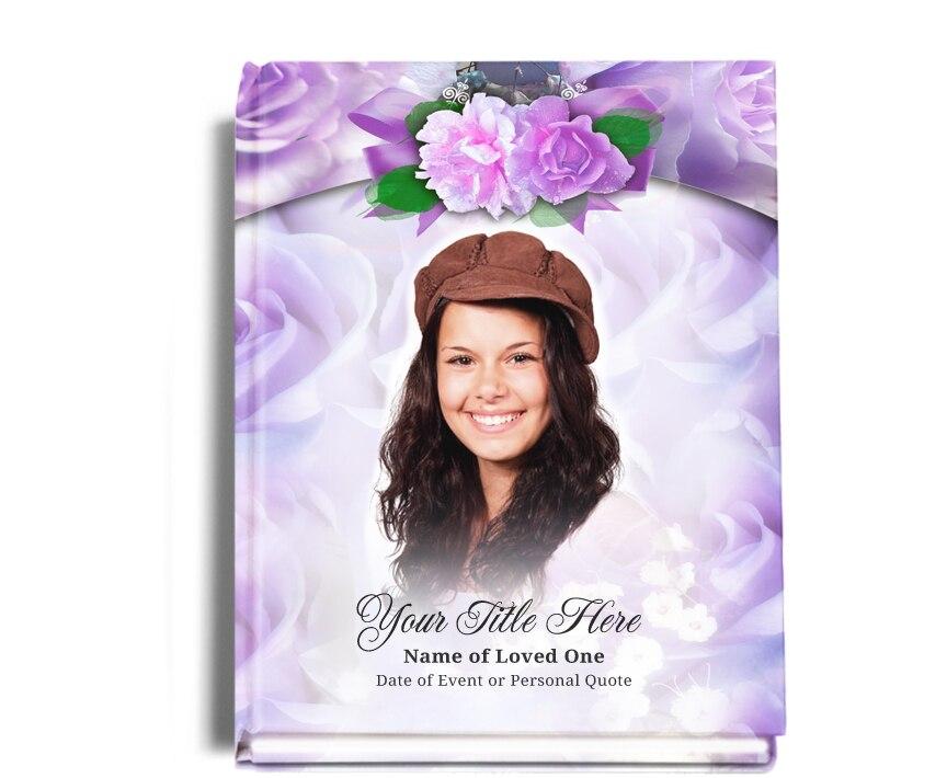 Rapture Perfect Bind Memorial Funeral Guest Book - Celebrate Prints