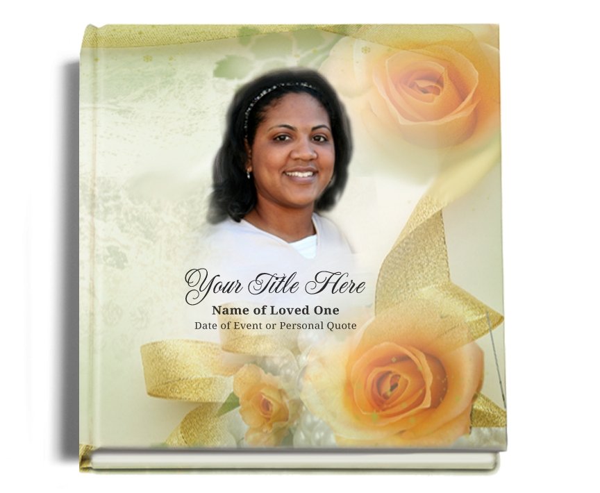 Rejoice Perfect Bind Memorial Funeral Guest Book - Celebrate Prints
