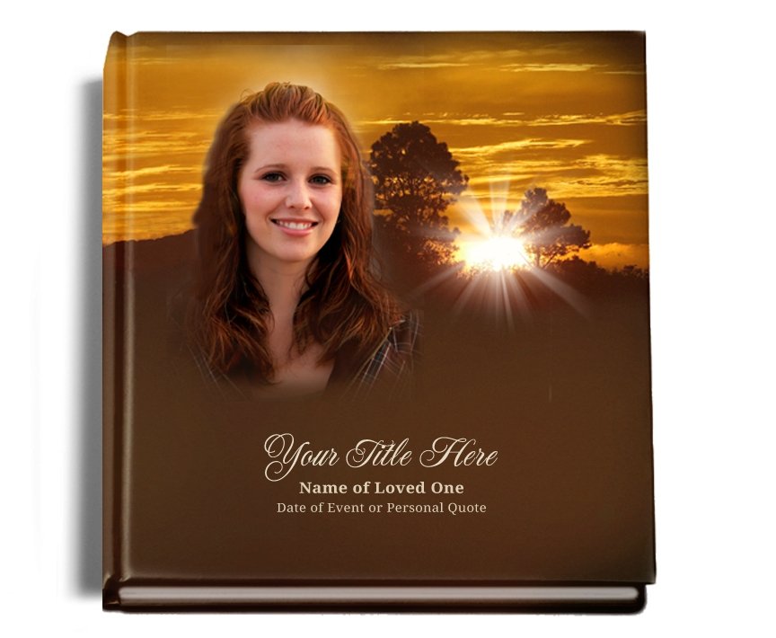 Renewal Perfect Bind Memorial Funeral Guest Book - Celebrate Prints