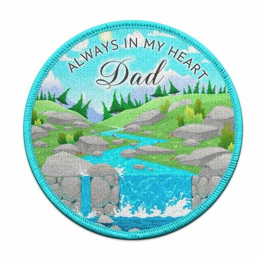 River Stream In Memory Of Patch - Celebrate Prints