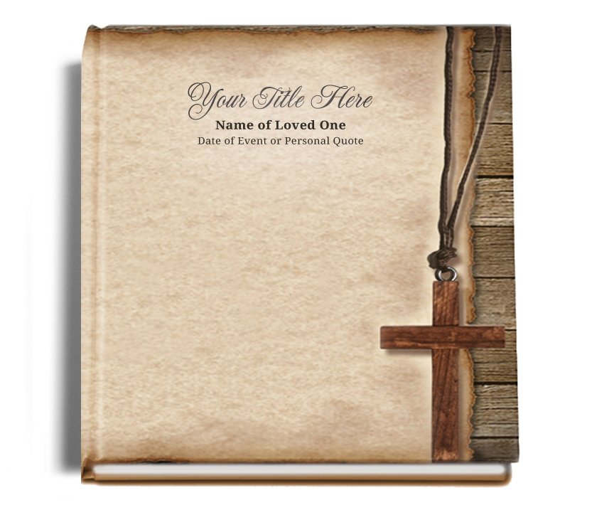 Shepherd Perfect Bind Memorial Funeral Guest Book - Celebrate Prints