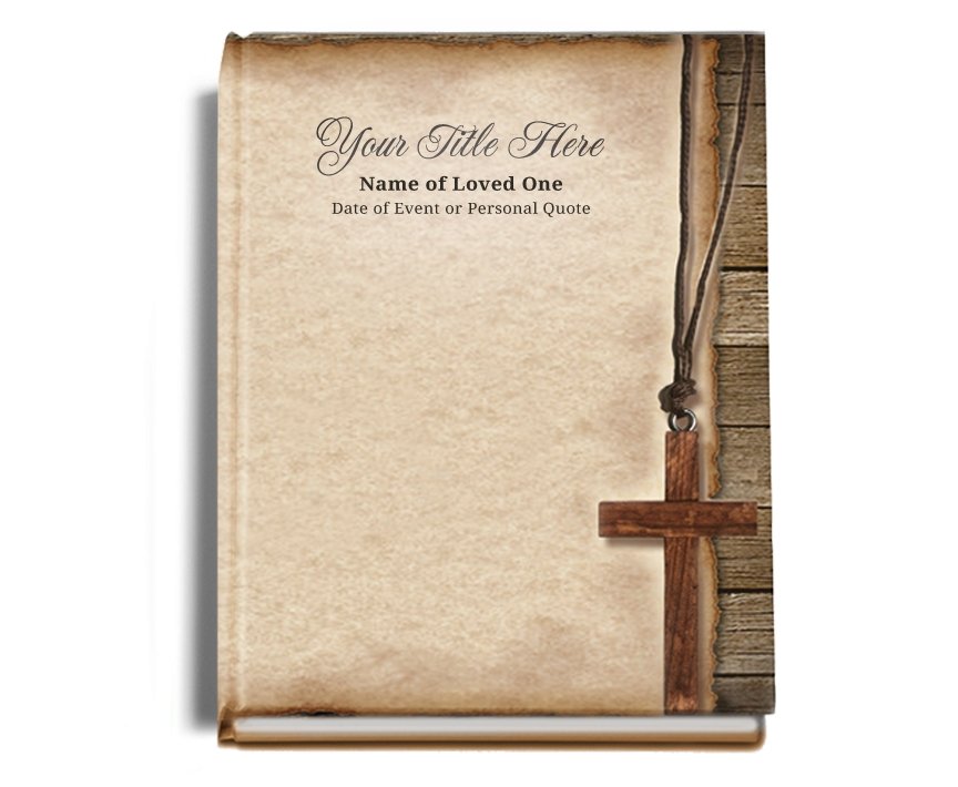 Shepherd Perfect Bind Memorial Funeral Guest Book - Celebrate Prints