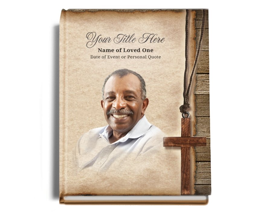 Shepherd Perfect Bind Memorial Funeral Guest Book - Celebrate Prints