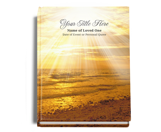 Shine Perfect Bind Funeral Guest Book