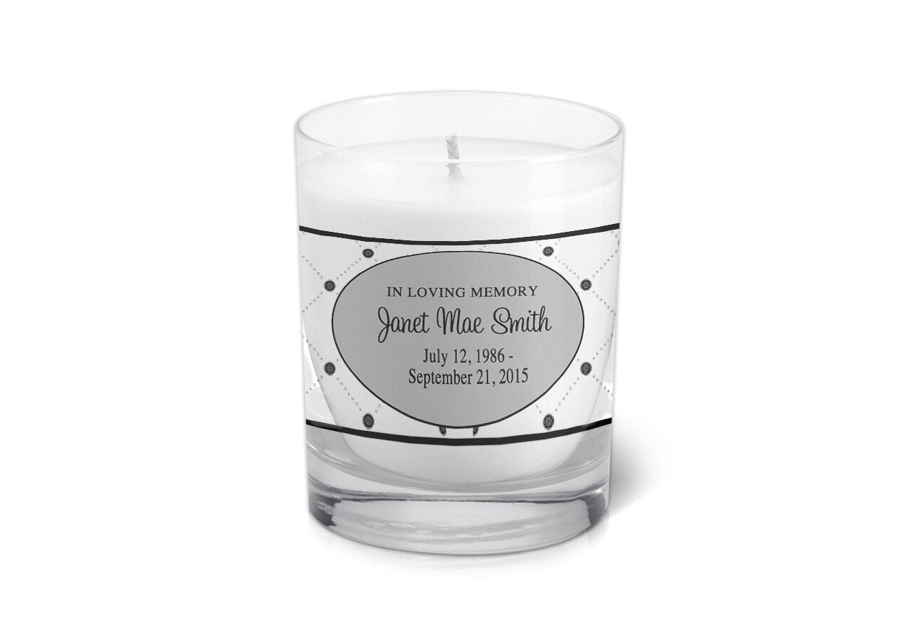 Skyler Personalized Memorial Votive Candle - Celebrate Prints