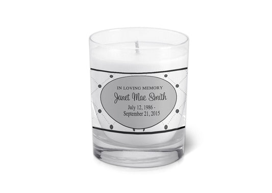 Skyler Personalized Memorial Votive Candle - Celebrate Prints