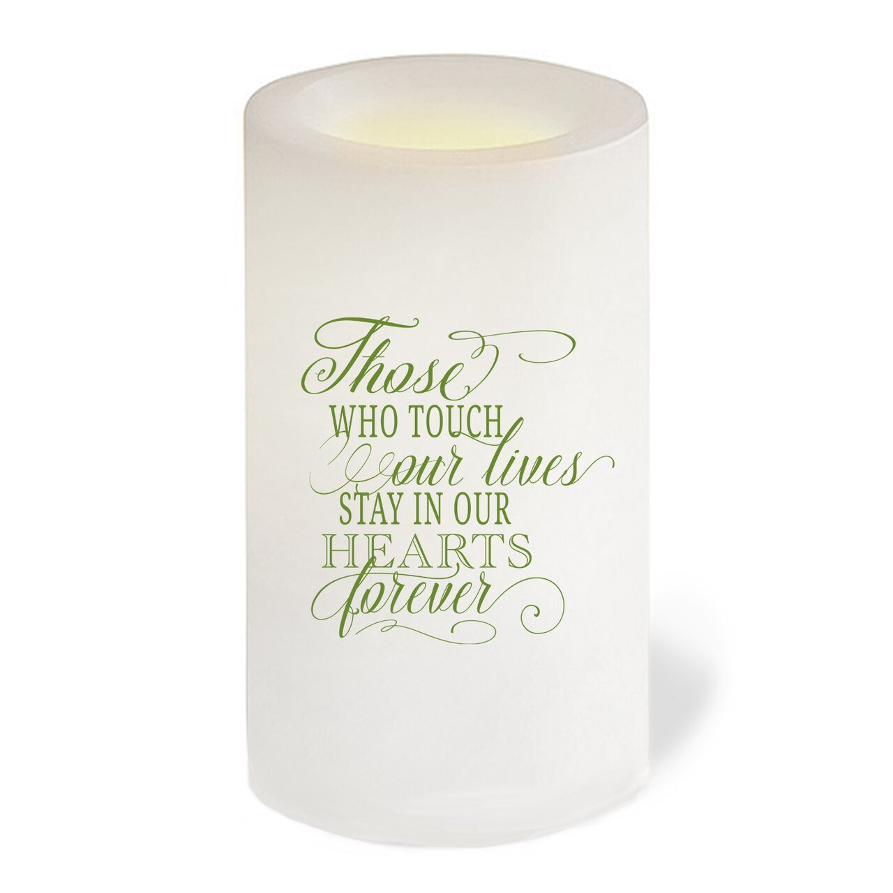 Somerset Personalized Flameless LED Memorial Candle - Celebrate Prints