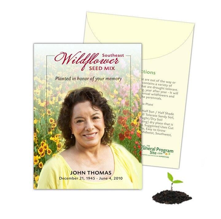 variety pack of flower seeds Southeast Custom Wildflower Seed Packet (Pack of 10)