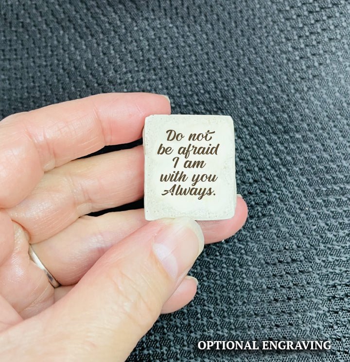 Sparkling Cross In My Pocket Stone With Card - Celebrate Prints