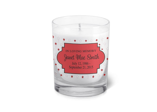 Taylor Personalized Votive Memorial Candle - Celebrate Prints
