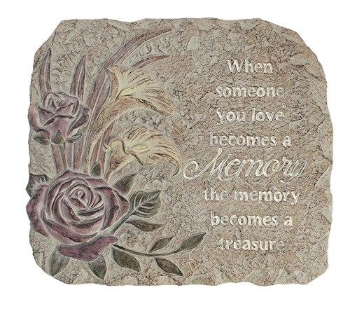 Treasured Memory Memorial Garden Stepping Stone - Celebrate Prints