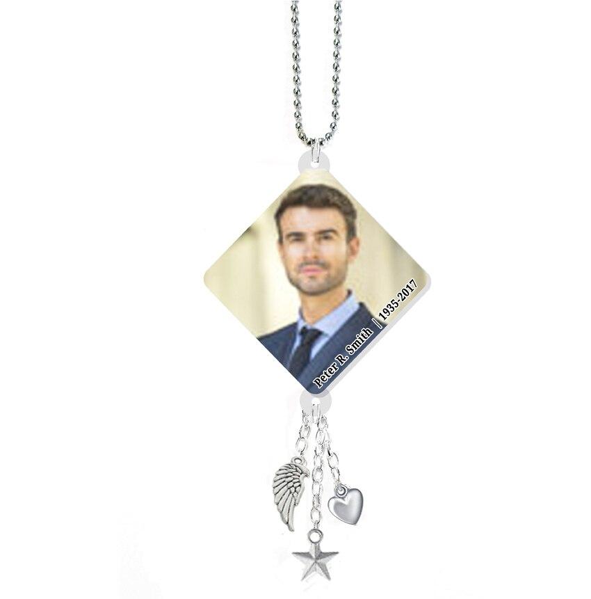 Triangle In Loving Memory Memorial Car Charm - Celebrate Prints