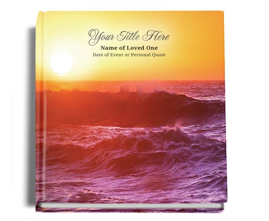 Twilight Perfect Bind Memorial Funeral Guest Book - Celebrate Prints