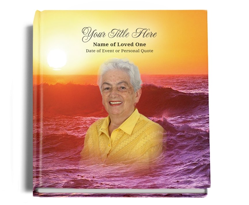 Twilight Perfect Bind Memorial Funeral Guest Book - Celebrate Prints