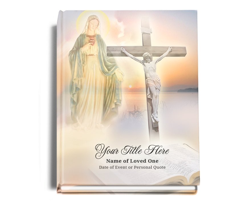 Vision Perfect Bind Memorial Funeral Guest Book - Celebrate Prints