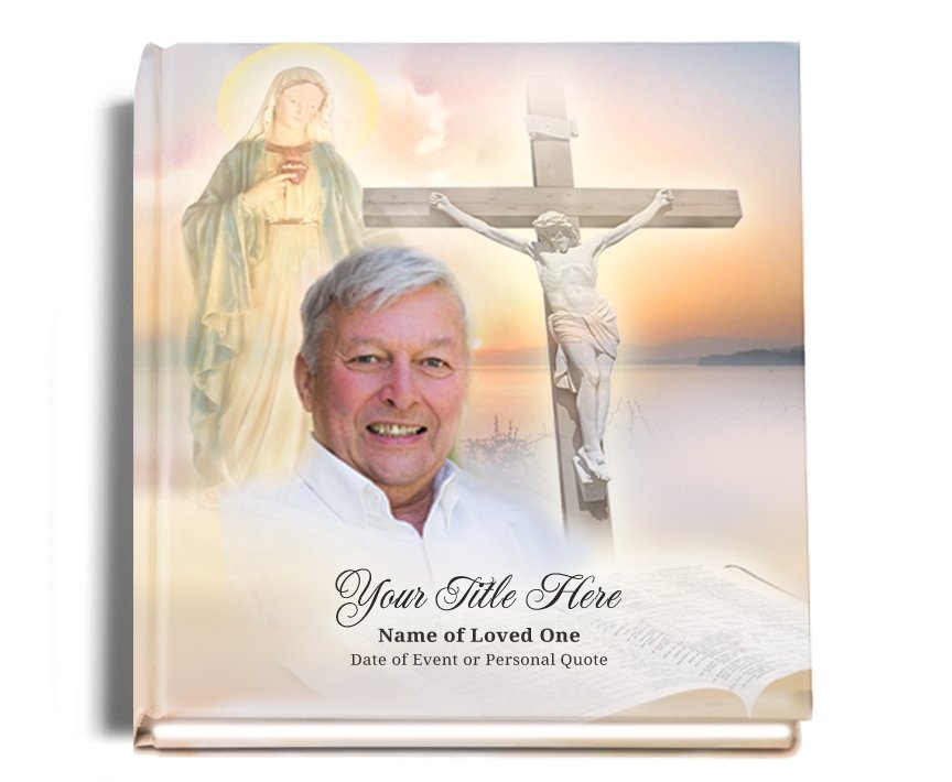 Vision Perfect Bind Memorial Funeral Guest Book - Celebrate Prints