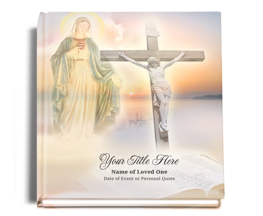 Vision Perfect Bind Memorial Funeral Guest Book - Celebrate Prints