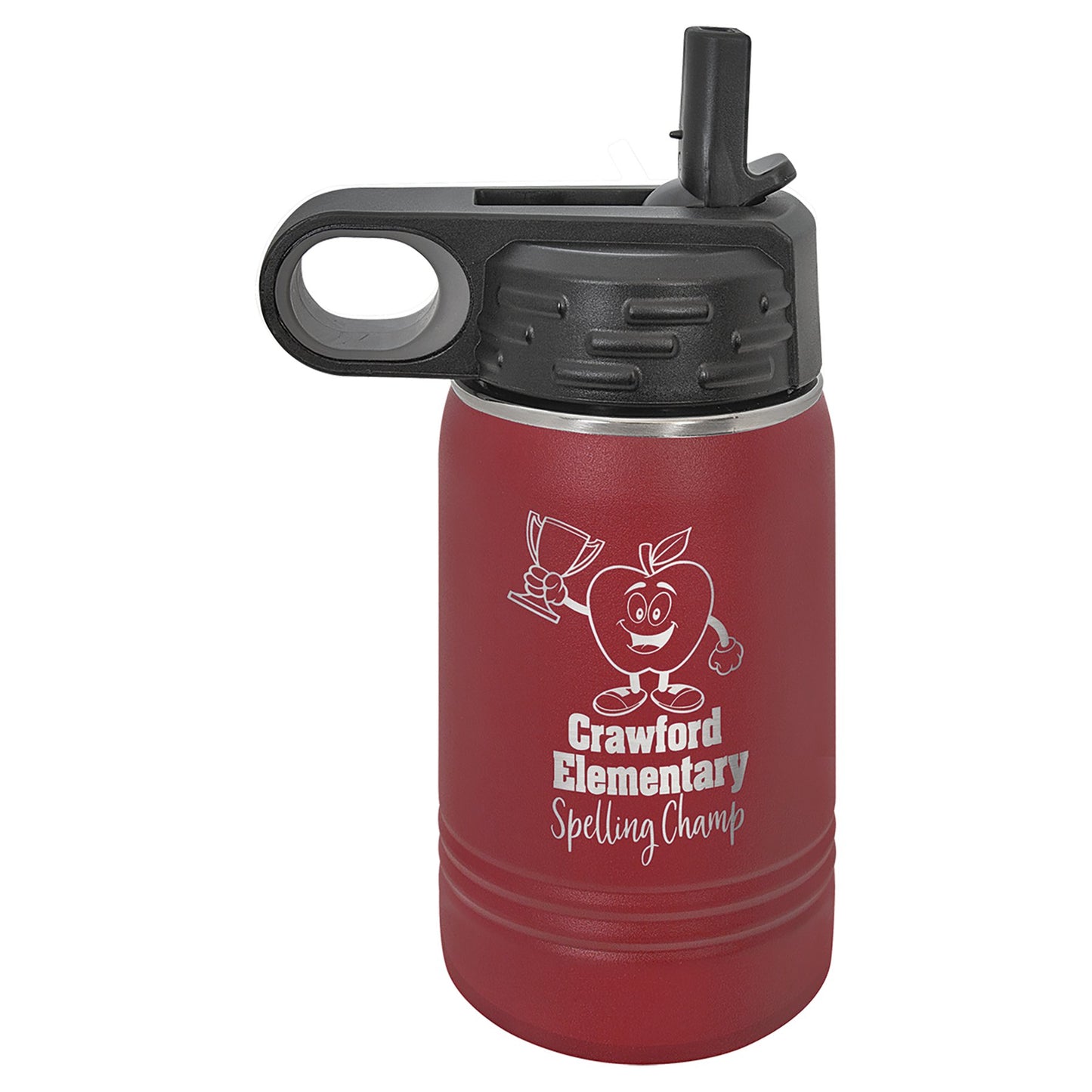 Water Bottle Vacuum Insulated Stainless Steel with Pop Up Lid - Celebrate Prints