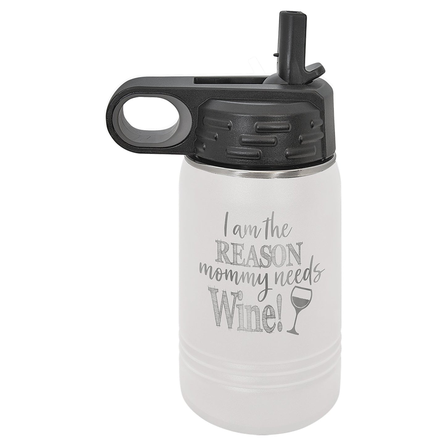 Water Bottle Vacuum Insulated Stainless Steel with Pop Up Lid - Celebrate Prints