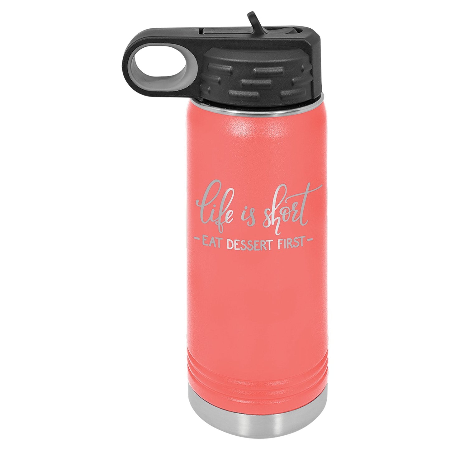 Water Bottle Vacuum Insulated Stainless Steel with Pop Up Lid - Celebrate Prints