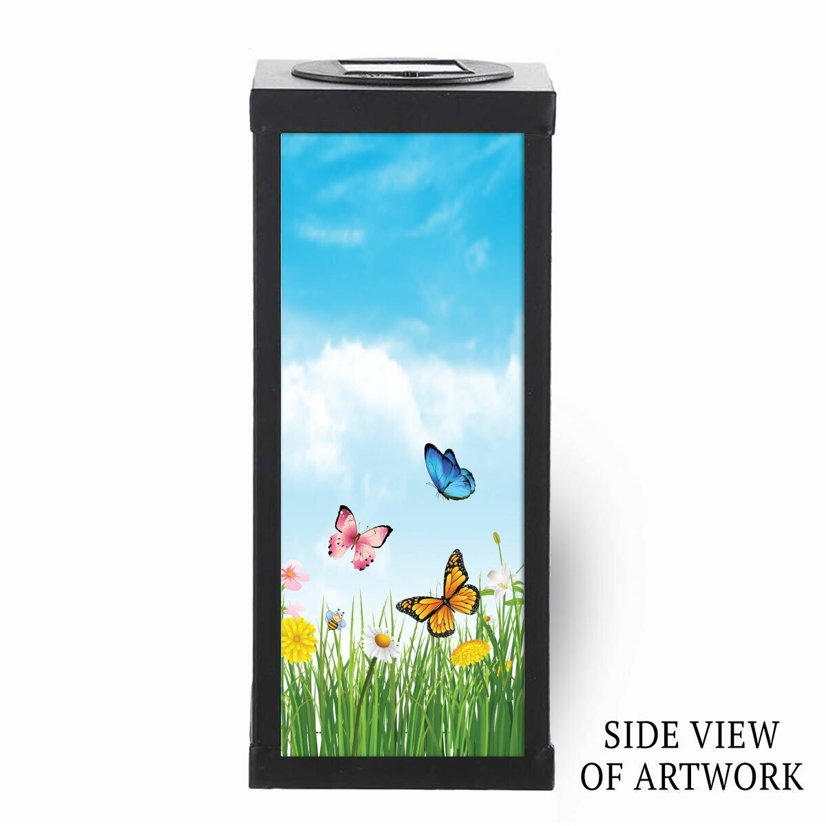 Wings Ready Solar Powered Photo Memorial Lantern - Celebrate Prints